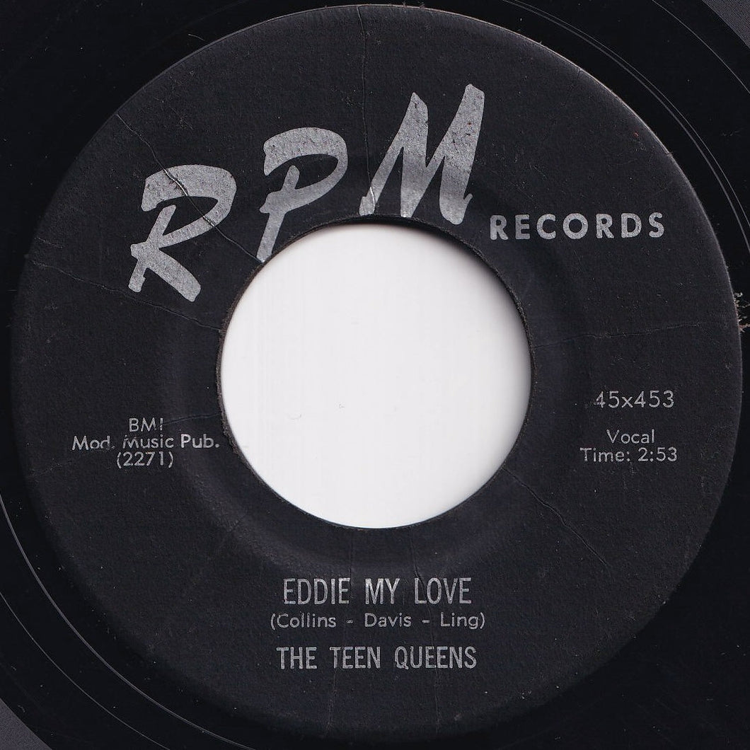 Teen Queens - Eddie My Love / Just Goofed (7 inch Record / Used)