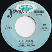 画像をギャラリービューアに読み込む, Lowell Fulsom - Lady In The Rain / Letter Home (7 inch Record / Used)
