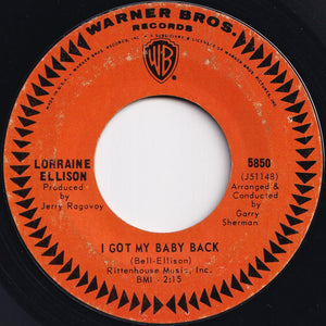 Lorraine Ellison - Stay With Me / I Got My Baby Back (7 inch Record / Used)