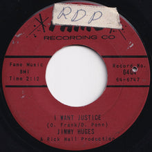 Load image into Gallery viewer, Jimmy Hughes - I&#39;m Getting Better / I Want Justice (7 inch Record / Used)
