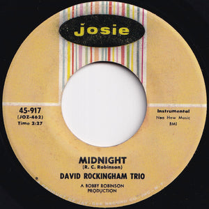 David Rockingham Trio - Midnight / Bee Dee (7 inch Record / Used)