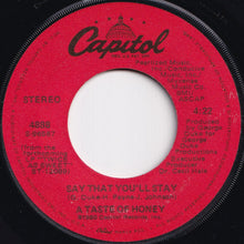 画像をギャラリービューアに読み込む, A Taste Of Honey - Rescue Me / Say That You&#39;ll Stay (7 inch Record / Used)
