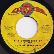 画像をギャラリービューアに読み込む, Curtis Mayfield - Future Shock / The Other Side Of Town (7 inch Record / Used)
