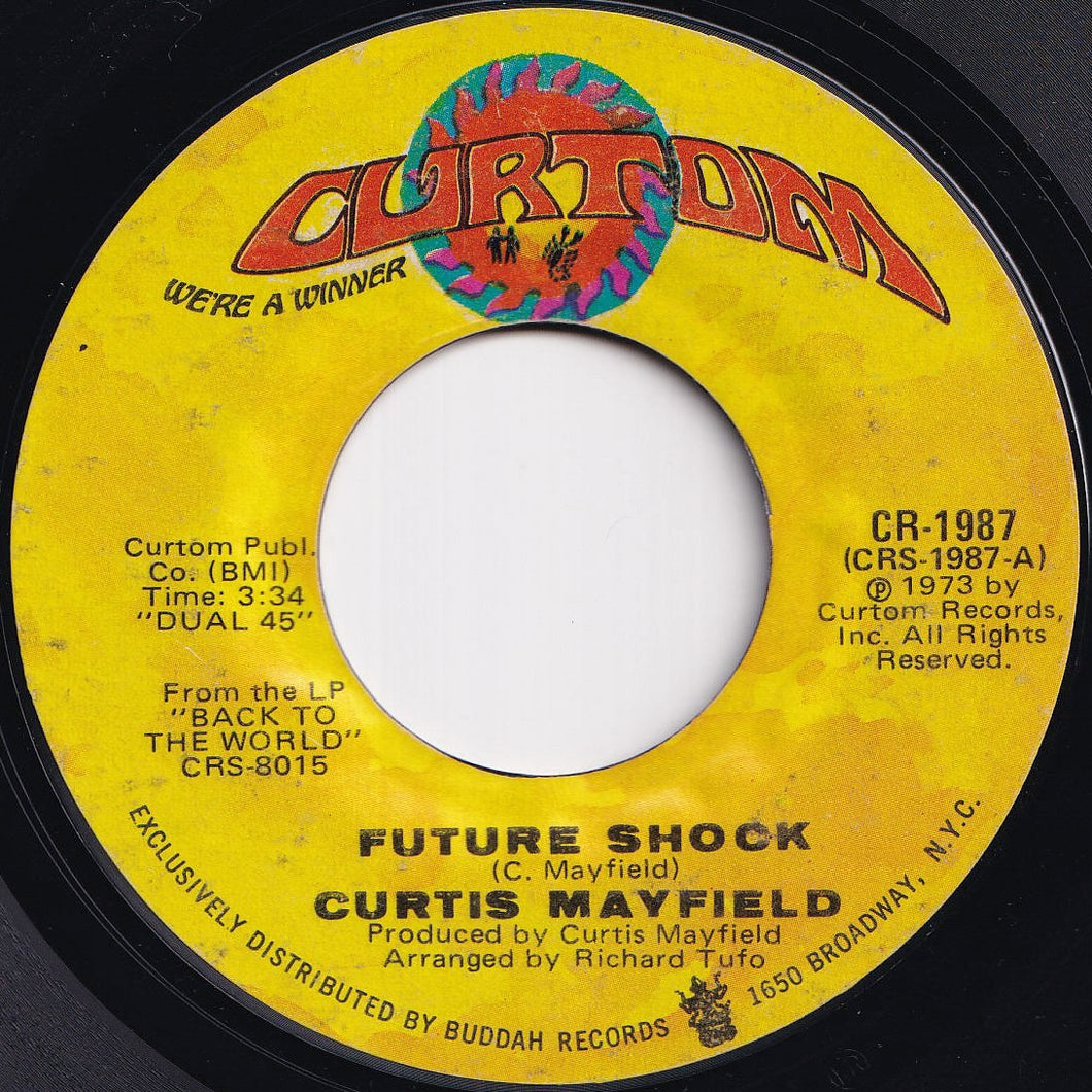 Curtis Mayfield - Future Shock / The Other Side Of Town (7 inch Record / Used)