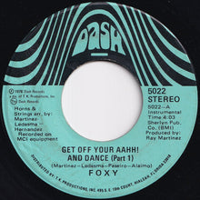 画像をギャラリービューアに読み込む, Foxy - Get Off Your Aahh! And Dance (Part 1) / (Part 2) (7 inch Record / Used)
