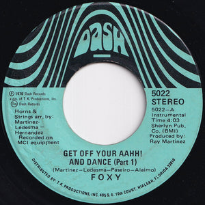 Foxy - Get Off Your Aahh! And Dance (Part 1) / (Part 2) (7 inch Record / Used)