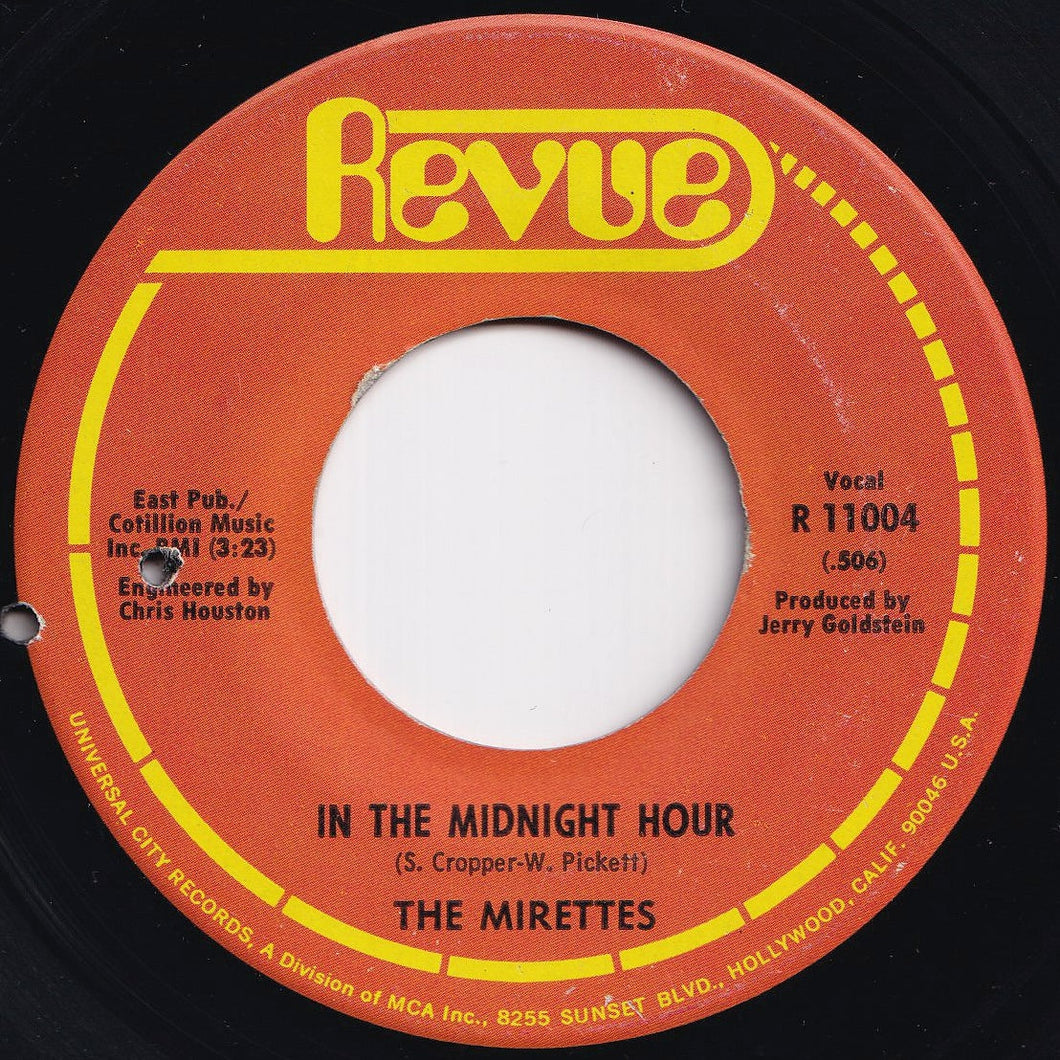 Mirettes - In The Midnight Hour / To Love Somebody (7 inch Record / Used)