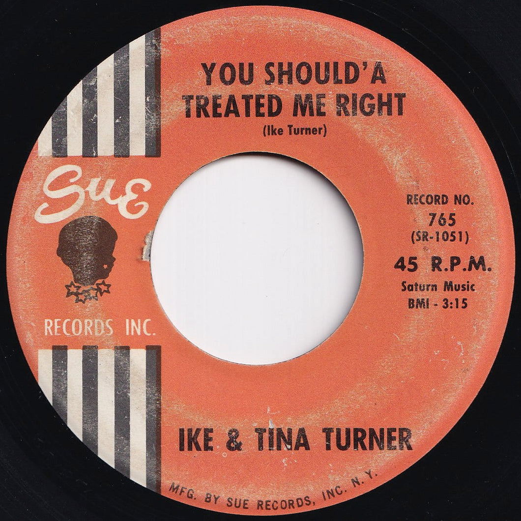 Ike & Tina Turner - You Should'a Treated Me Right / Sleepless (7 inch Record / Used)