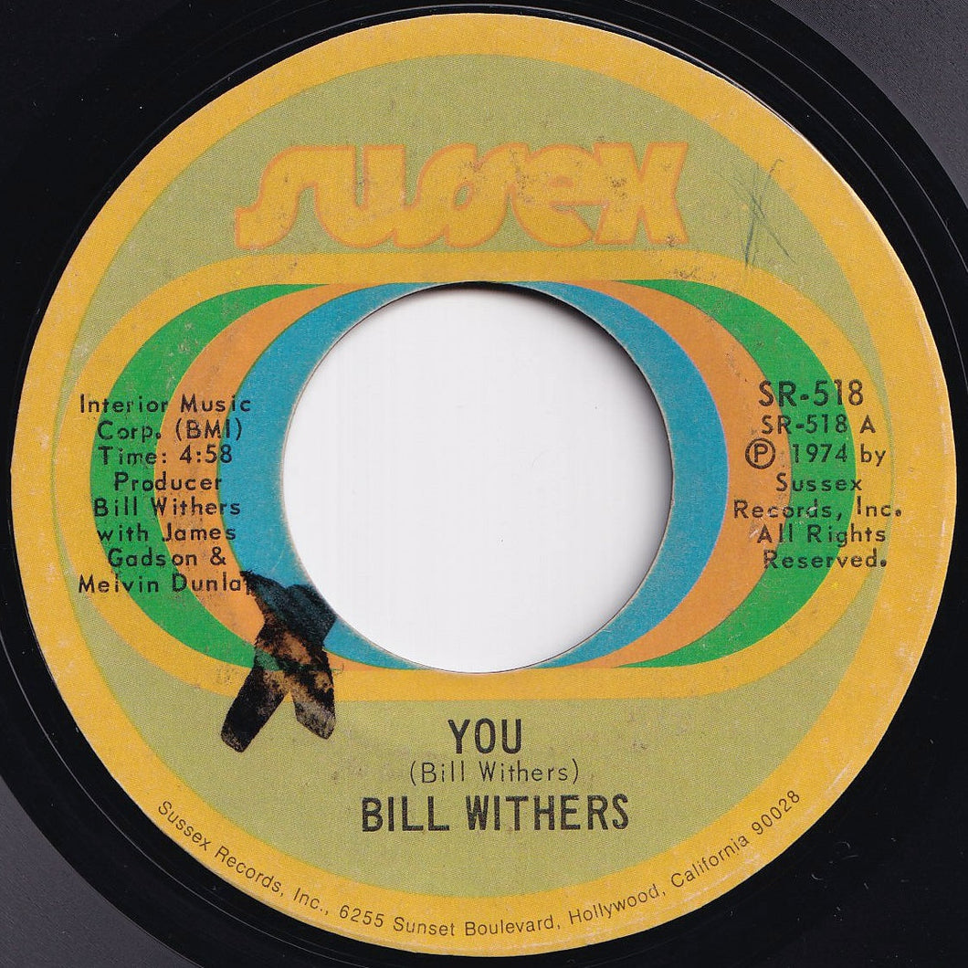 Bill Withers - You / Stories (7 inch Record / Used)