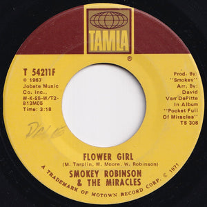 Smokey Robinson, Miracles - Satisfaction / Flower Girl (7 inch Record / Used)