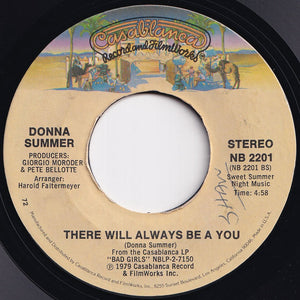 Donna Summer - Dim All The Lights / There Will Always Be A You (7 inch Record / Used)