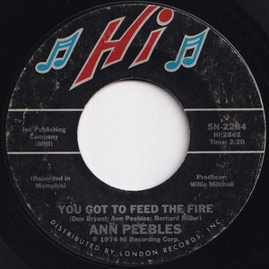 Ann Peebles - Beware / You Got To Feed The Fire (7 inch Record / Used)