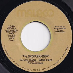 Dorothy Moore, Eddie Floyd - We Should Really Be In Love / I'll Never Be Loved (7 inch Record / Used)