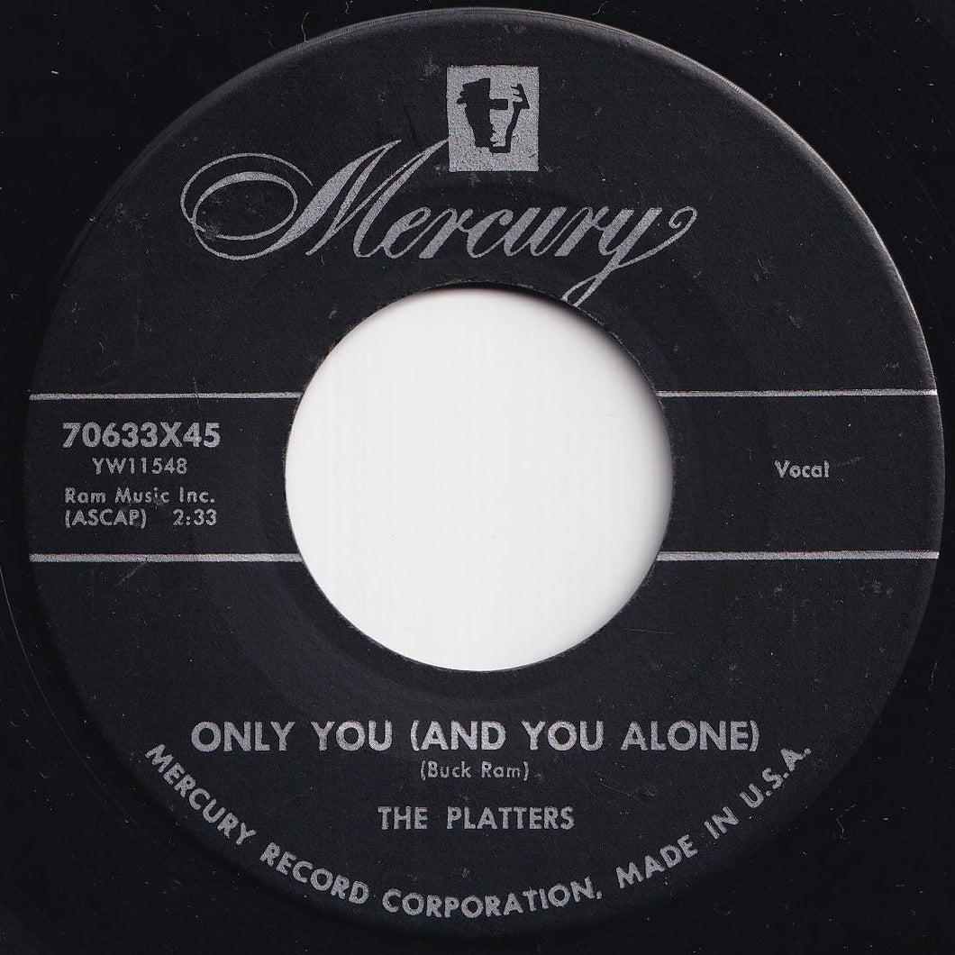 Platters - Only You (And You Alone) / Bark, Battle And Ball (7 inch Record / Used)