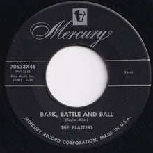 画像をギャラリービューアに読み込む, Platters - Only You (And You Alone) / Bark, Battle And Ball (7 inch Record / Used)
