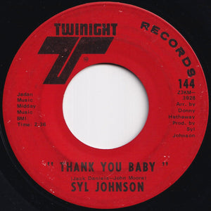 Syl Johnson  - We Do It Together / Thank You Baby (7 inch Record / Used)