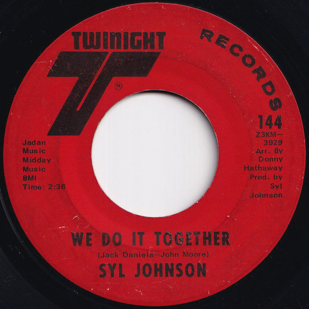 Syl Johnson  - We Do It Together / Thank You Baby (7 inch Record / Used)