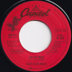 Natalie Cole - Annie Mae / Just Can't Stay Away (7 inch Record / Used)