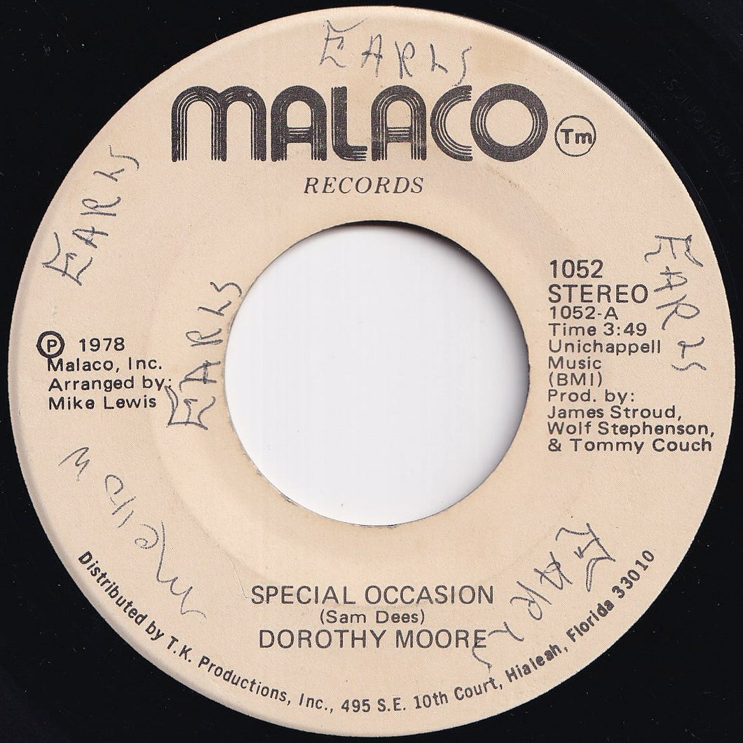 Dorothy Moore - Special Occasion / Girl Over Board (7 inch Record / Used)