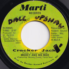 画像をギャラリービューアに読み込む, Mickey And His Mice - Cracker Jack / Abraham, Martin And John (7 inch Record / Used)
