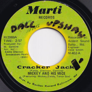 Mickey And His Mice - Cracker Jack / Abraham, Martin And John (7 inch Record / Used)