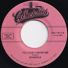 画像をギャラリービューアに読み込む, Spaniels - Goodnite, Sweetheart, Goodnite / You Don&#39;t Move Me (7 inch Record / Used)
