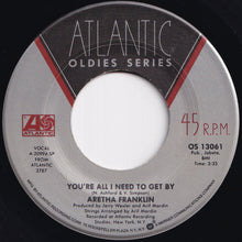 画像をギャラリービューアに読み込む, Aretha Franklin - Respect / You&#39;re All I Need To Get By (7 inch Record / Used)
