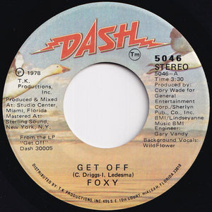 Foxy - Get Off / You Make Me Hot (7 inch Record / Used)