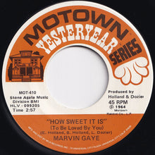 画像をギャラリービューアに読み込む, Marvin Gaye - How Sweet It Is (To Be Loved By You) / I'll Be Doggone (7 inch Record / Used)
