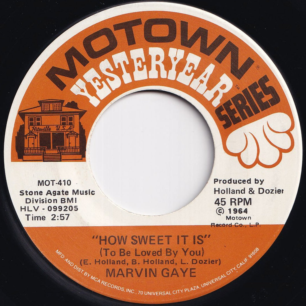 Marvin Gaye - How Sweet It Is (To Be Loved By You) / I'll Be Doggone (7 inch Record / Used)