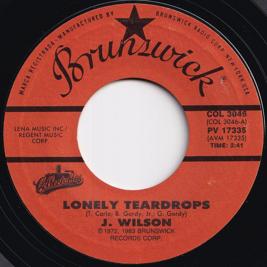 Jackie Wilson - Lonely Teardrops / Reet Petite (7 inch Record / Used)