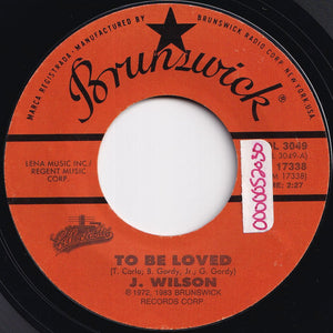 Jackie Wilson - To Be Loved / That's Why (7 inch Record / Used)