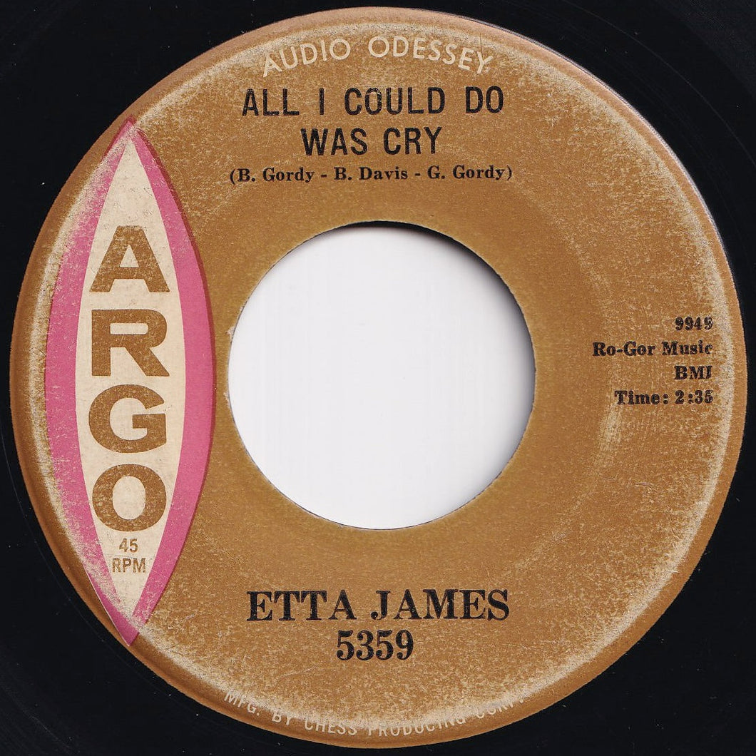 Etta James - All I Could Do Was Cry / Girl Of My Dreams (7 inch Record / Used)