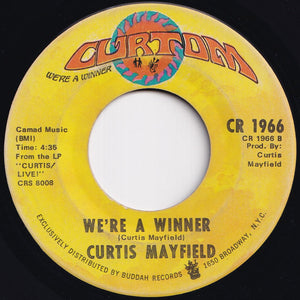 Curtis Mayfield - Get Down / We're A Winner (7 inch Record / Used)