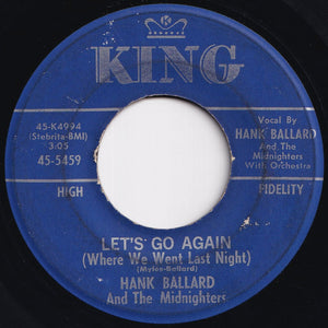 Hank Ballard And The Midnighters - Let's Go Again (Where We Went Last Night) / Deep Blue Sea (7 inch Record / Used)