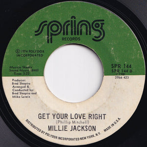 Millie Jackson - I Got To Try It One Time / Get Your Love Right (7 inch Record / Used)