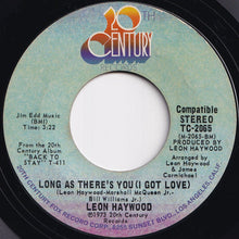 Load image into Gallery viewer, Leon Haywood - Keep It In The Family / Long As There&#39;s You (I Got Love) (7 inch Record / Used)
