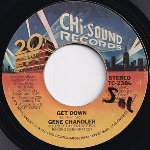 Gene Chandler - Get Down / I'm The Traveling Kind (7 inch Record / Used)