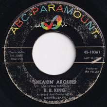 画像をギャラリービューアに読み込む, B.B. King - Sneakin&#39; Around / Chains Of Love (7 inch Record / Used)
