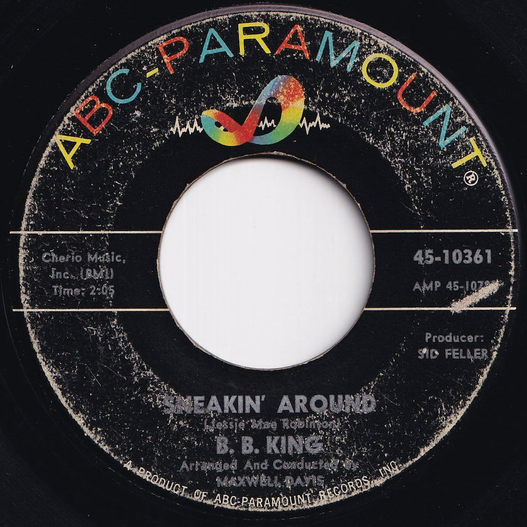 B.B. King - Sneakin' Around / Chains Of Love (7 inch Record / Used)