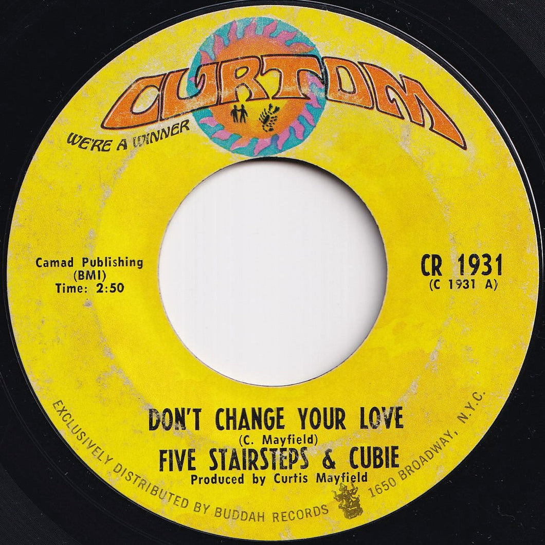 Five Stairsteps & Cubie - Don't Change Your Love / New Dance Craze (7 inch Record / Used)