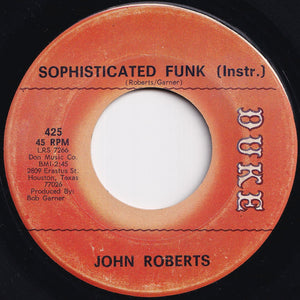 John Roberts - Sockin' 1-2-3-4 / Sophisticated Funk (Instr.)  (7 inch Record / Used)