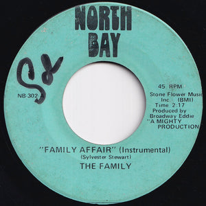 Family - Family Affair (Instrumental) / Nation Time (Instrumental) (7 inch Record / Used)