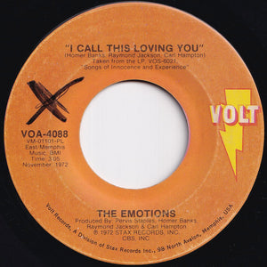 Emotions - From Toys To Boys / I Call This Loving You (7 inch Record / Used)