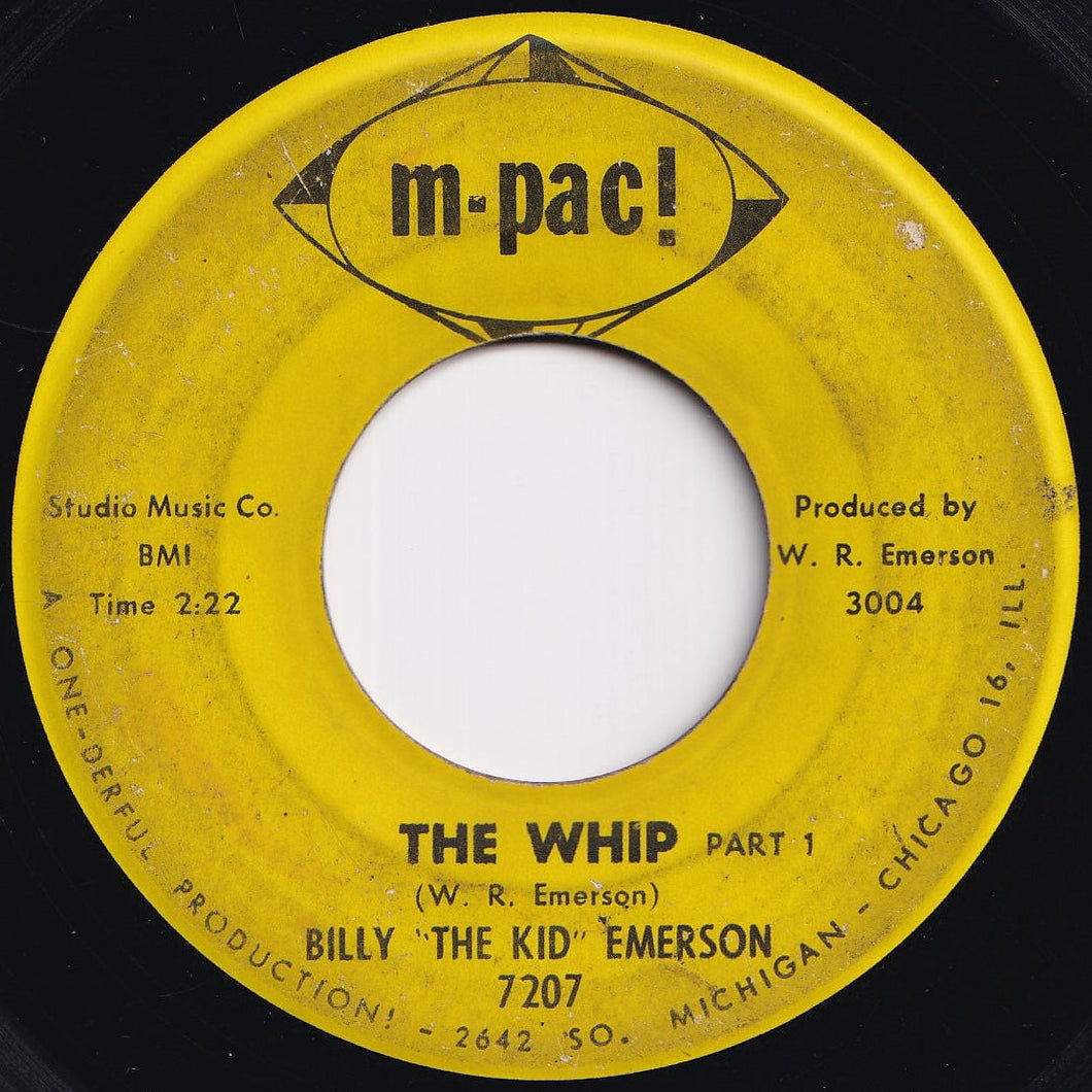 Billy The Kid Emerson - The Whip (Part 1) / (Part 2) (7 inch Record / Used)