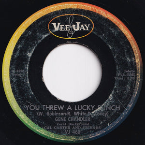 Gene Chandler - You Threw A Lucky Punch / Rainbow (7 inch Record / Used)