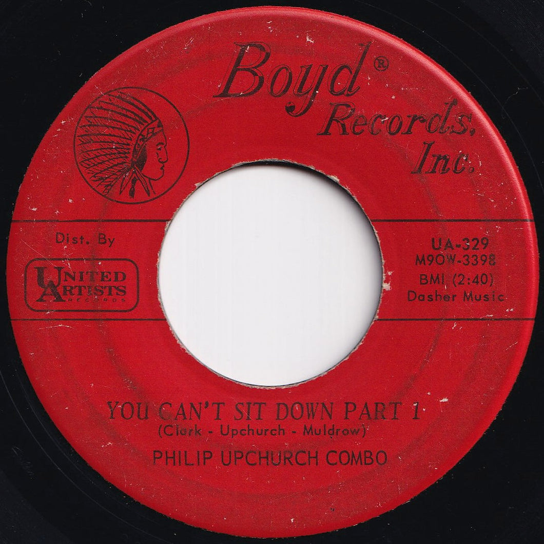 Philip Upchurch Combo - You Can't Sit Down (Part 1) / (Part 2) (7 inch Record / Used)