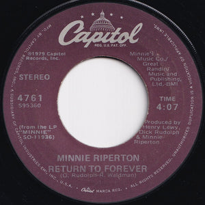 Minnie Riperton - Lover And Friend / Return To Forever (7 inch Record / Used)