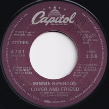 画像をギャラリービューアに読み込む, Minnie Riperton - Lover And Friend / Return To Forever (7 inch Record / Used)
