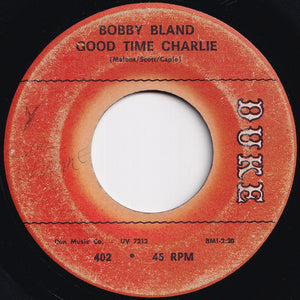 Bobby Bland - Good Time Charlie / (Working His Groove Bag) (7 inch Record / Used)